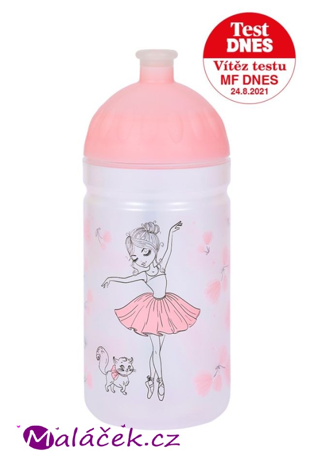 Zdravá lahev Balerína 0,5l - průhledná - VÝPRODEJ